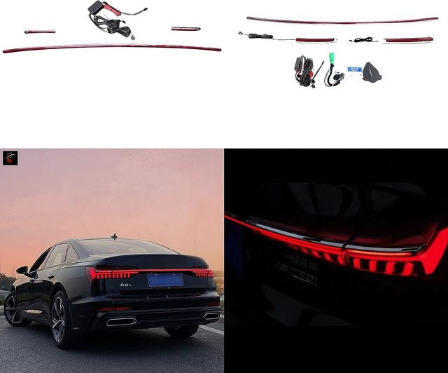 JIANTING Dynamische LED-Rückleuchte für Audi A6 C8 2019-2020 in Rot mit Vollfluss-Funktion - Bild 1
