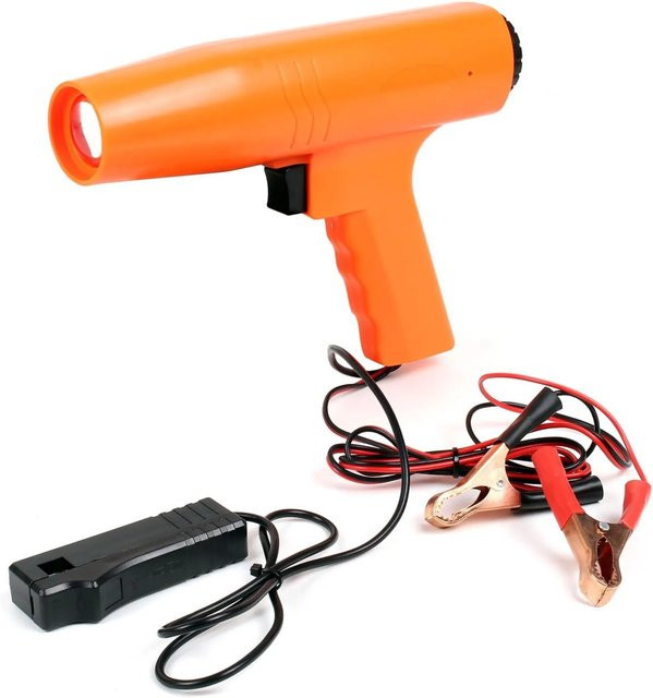 Wiltec Zündlichtpistole 12V in Orange zur Einstellung des Zündzeitpunkts mit 8000 U/Min, B/T/H: 25,0 x 18,0 x 5,5 cm - Bild 1