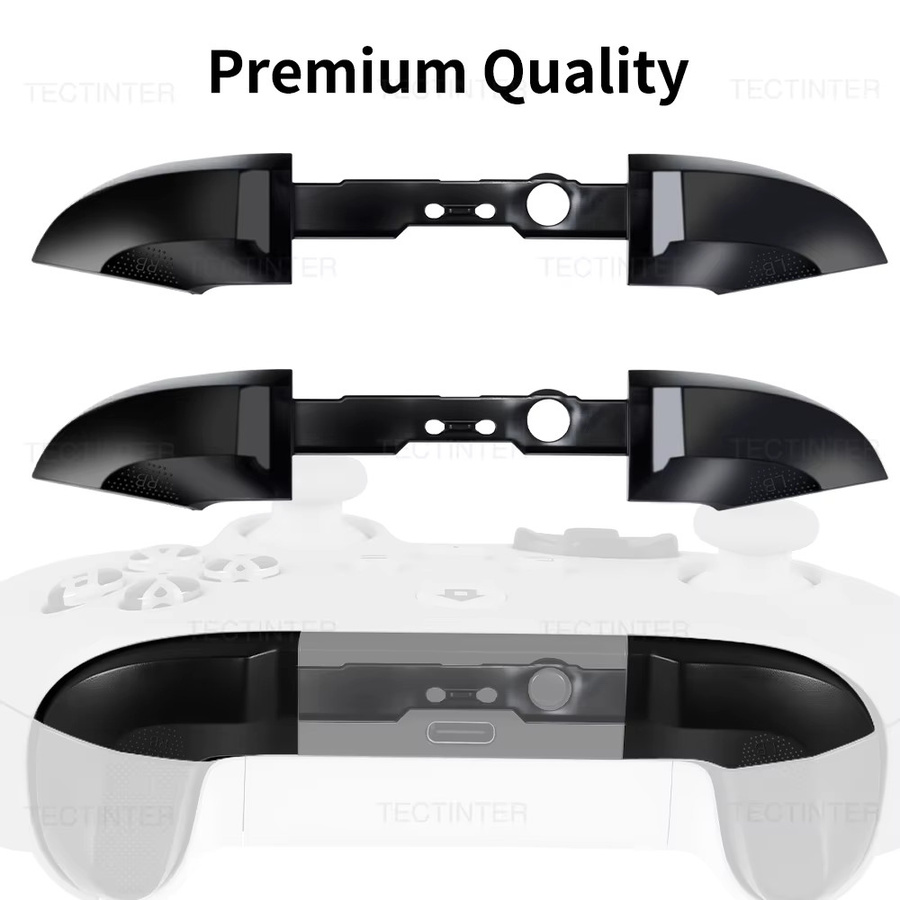 TECTINTER Ersatz-Button-Set für Xbox Series S und Xbox Series X Controller, 5 Stück RB LB Schulter- und Trigger-Tasten in Schwarz mit mittleren Halterungen zur Reparatur - Bild 3