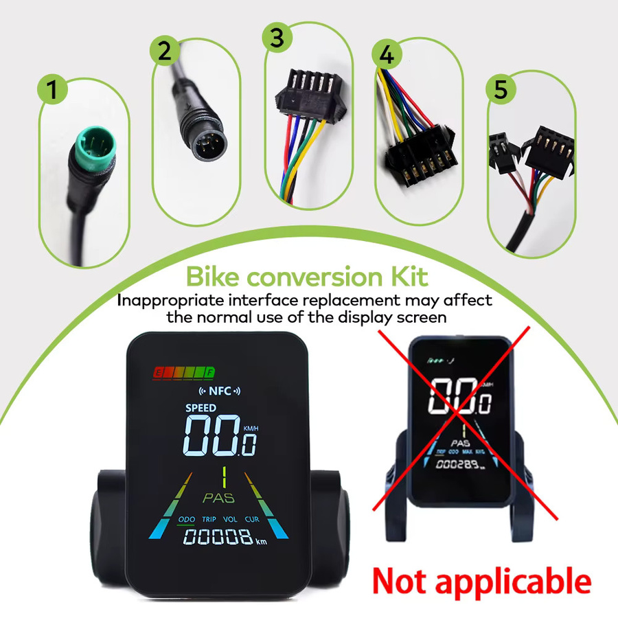 Haytrix Wasserdichter Fahrradcomputer mit NFC und UART2 in Schwarz - Bild 2