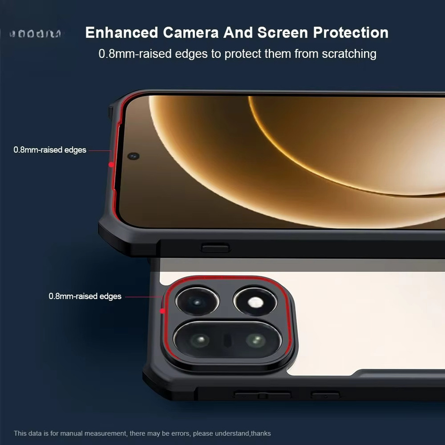 Transparente OnePlus Handyhülle mit Airbag-Schutz und stoßfester Rückseite - Bild 4