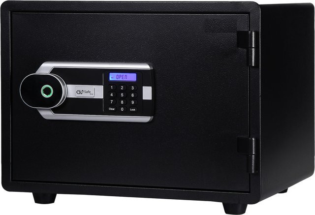 Olymp GOsafe 5350FP Tresor mit Fingerabdruck, Zahlencode und Sicherheitsschlüssel in Schwarz, 39 l - Bild 1
