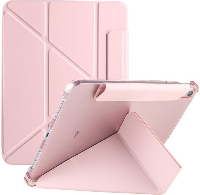 Funda Schutzhülle für iPad Air 11 M4 und iPad Air 11 M3 M2 mit Stifthalter und faltbarer PC-Rückseite, Farbe: Rosa - Bild 1