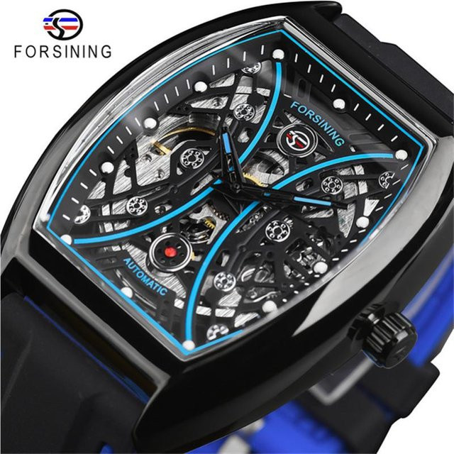 Forsining Armbanduhr, Automatik, Edelstahl, Grau, Herren - Bild 1
