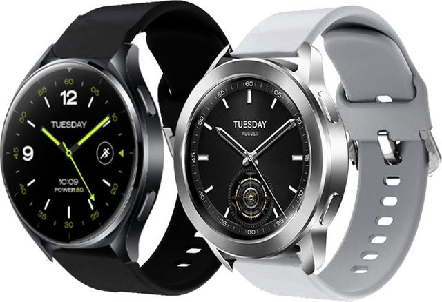 Uhrenarmband Silikon, 22 mm, Schwarz, Unisex - Bild 1