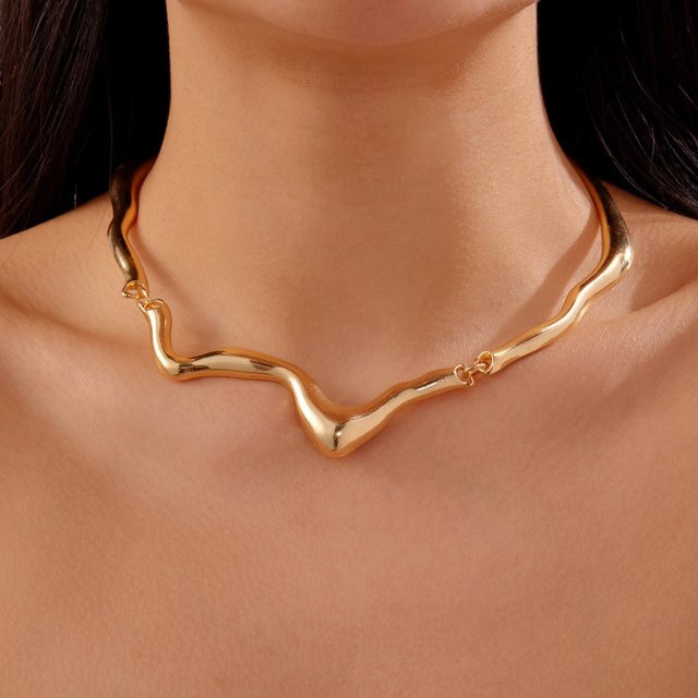 Rinhoo Halskette, Metall, Unisex - Bild 1