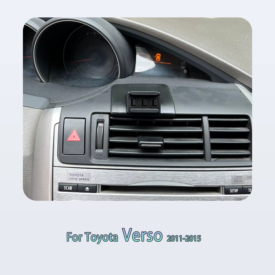 Magnetische Handyhalterung für Toyota Verso mit intelligenter Sensorik und unsichtbarer Basis in Schwarz - Bild 2