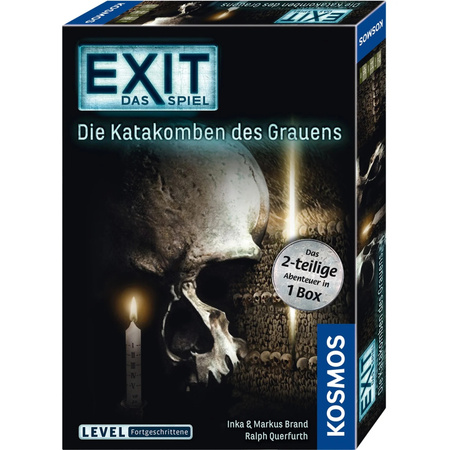EXIT - Das Spiel Die Katakomben des Grauens Escape-Spiel von Kosmos für Fortgeschrittene ab 16 Jahren