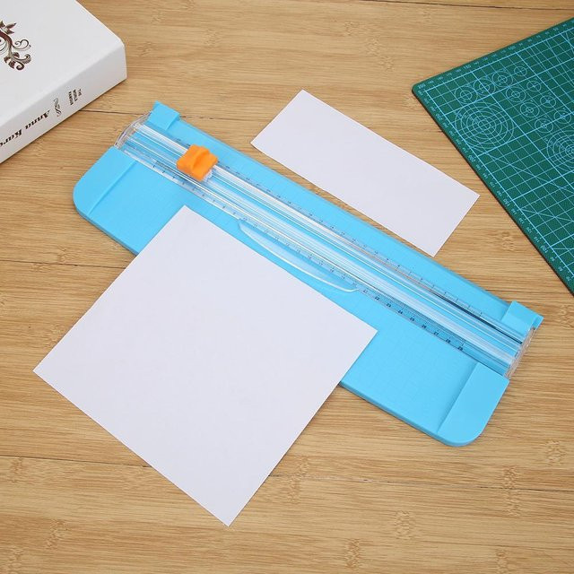Ersatzmesser für Desktop-Cutter und Papierschneider aus Metall mit automatischer Sicherheit für Coupon Craft und Fotos - Bild 1
