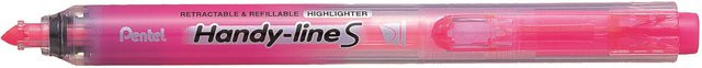 Pentel Handy-Line Textmarker mit Keilspitze in Pink - Bild 1
