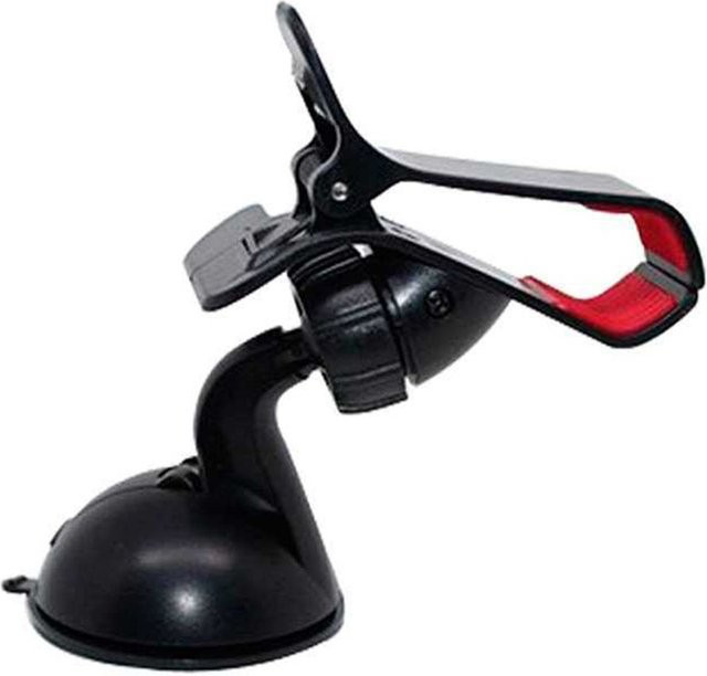 Universal Auto Telefonhalterung mit Saugnapf für Windschutzscheibe, Schwarz, kompatibel mit Mobile und GPS - Bild 1
