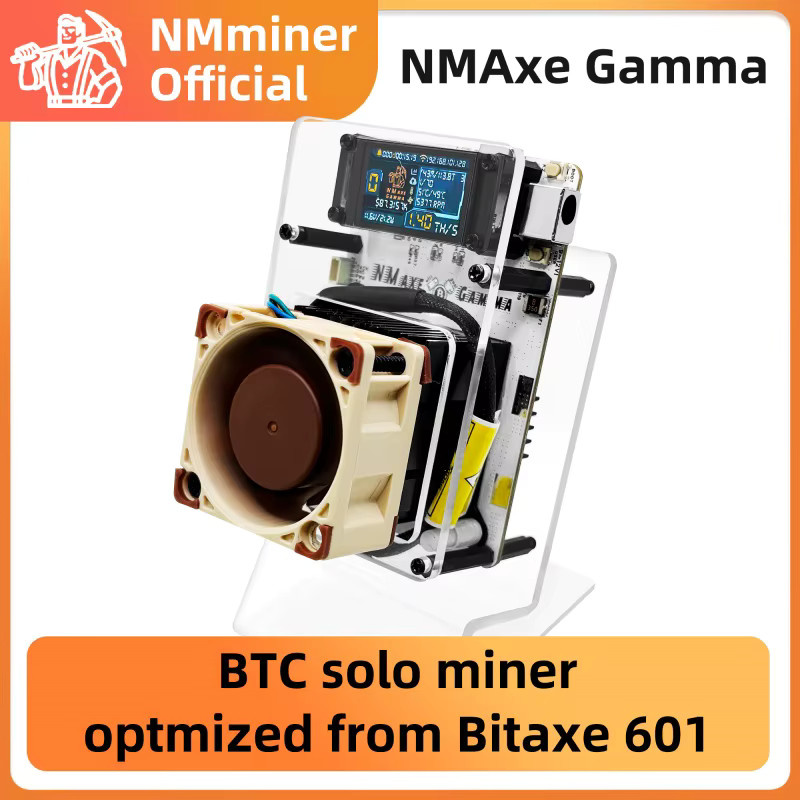 NMAxe Gamma NMMiner BM1370 ASIC BTC Solo Lottery Miner 1.2TH/s Open-Source für den Heimgebrauch - Bild 5