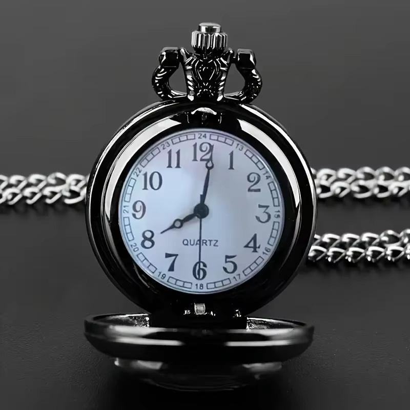 Taschenuhr Vintage, Quarz, Schwarz, Herren - Bild 1