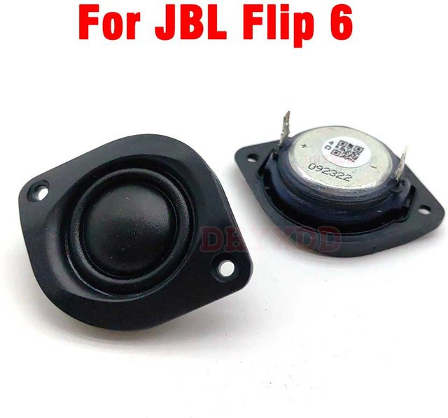 JBL Flip 6 Ersatz Seidenfilm-Hochtöner Neodym-Lautsprecher 4 Ohm 10W in Schwarz - Bild 1