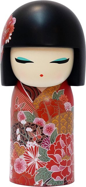 Kimmidoll Kokeshi Puppe HANA EXL, Schwarz - Bild 1
