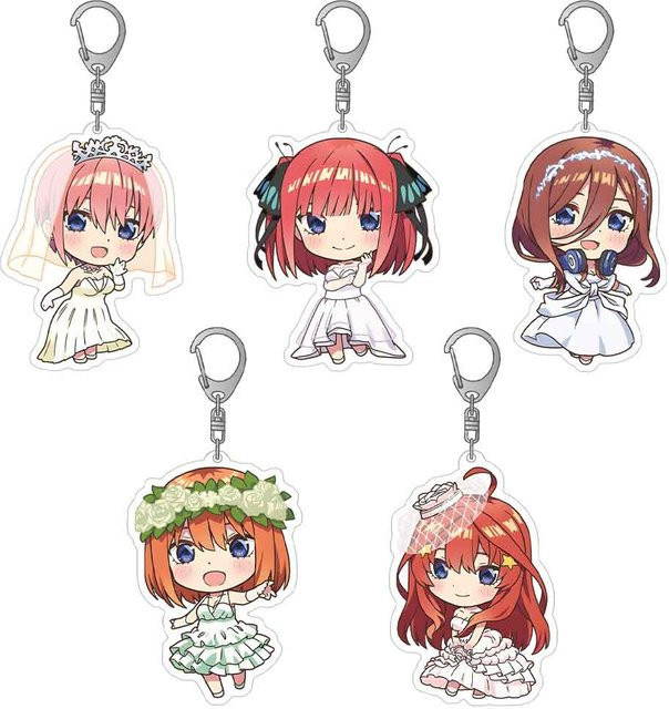 Schlüsselanhänger The Quintessential Quintuplets, Acryl, Unisex - Bild 1