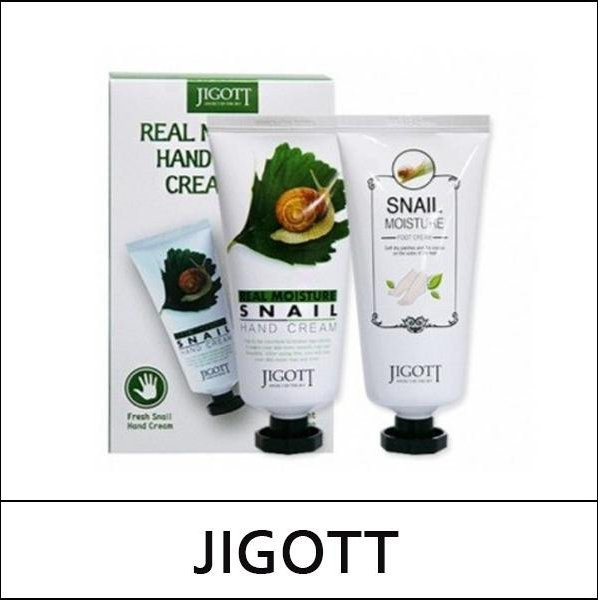 JIGOTT Real Moisture Hand- und Fußcreme-Set, 2x 100 ml, Urea, Menthol, Teebaumöl - Bild 1