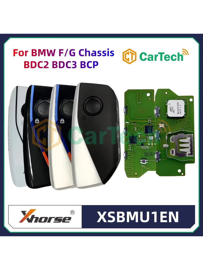 Xhorse XSBMU1EN XM38 Smart Key PCB für BMW BDC2 BDC3 BCP Systeme inklusive Key Shell - Bild 4