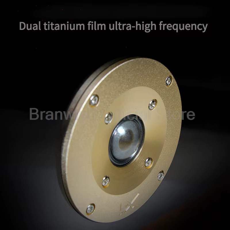 Branwish HiFi Stereo Bücherregallautsprecher Retro Holz Subwoofer in Braun, 6,5 Zoll, 4 Ohm, 100 W - Bild 3