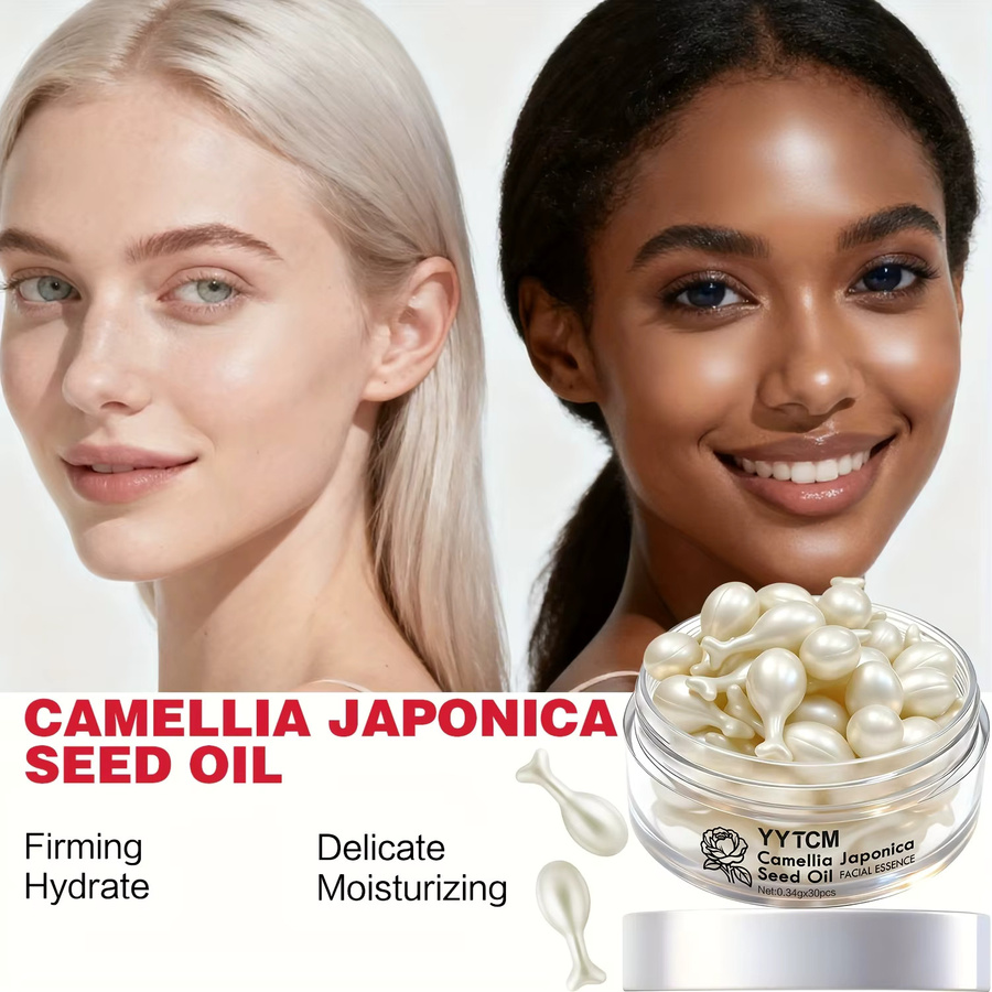 Kameliensamenöl-Essenz-Kapseln, Serum mit Retinol und Niacinamid, 30 Stück - Bild 4