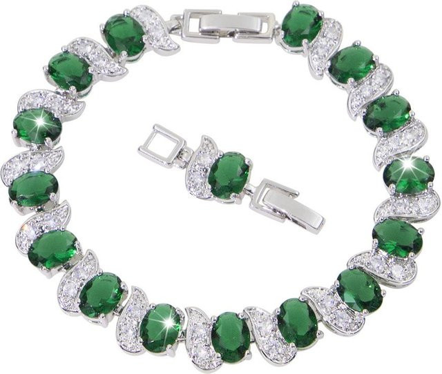 YIRAN Jewelry Armband, Fuchs, Zirkonia, Weiß, Damen - Bild 1