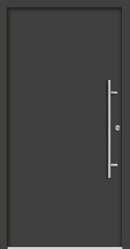 Splendoor Haustür PATRAS Prime aus Aluminium in Anthrazit-Grau, Höhe: 210,0 cm, Breite: 110,0 cm, Tiefe: 62,0 cm - Bild 1