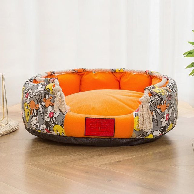 Universelles Haustierbett für Katzen und Hunde in Donut-Form, B/T/H: 40 x 40 x 40 cm - Bild 1
