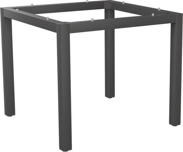 Stern Tischgestell Classic aus Aluminium in Graphit, B/T/H: 90 x 90 cm - Bild 1