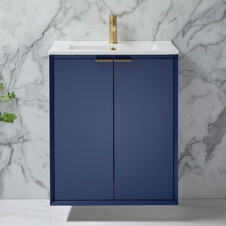 Hudson Reed Waschtischunterschrank hängend mit Waschbecken Edge, Breite: 61 cm - Bild 1