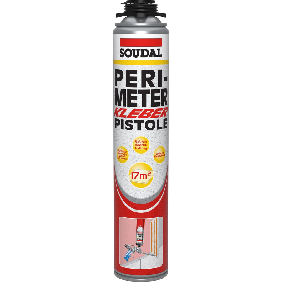 Soudal Perimeterkleber B2 aus Polyurethan in Weiß, 750 ml - Bild 2