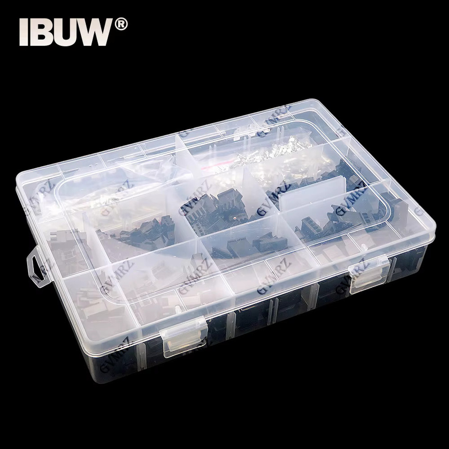 JST SM Stecker Set mit 520 Teilen in Schwarz, 2,54mm Pitch, Männliche und Weibliche Gehäuse sowie Crimp Terminals für 2, 3, 4 und 5 Pin - Bild 3