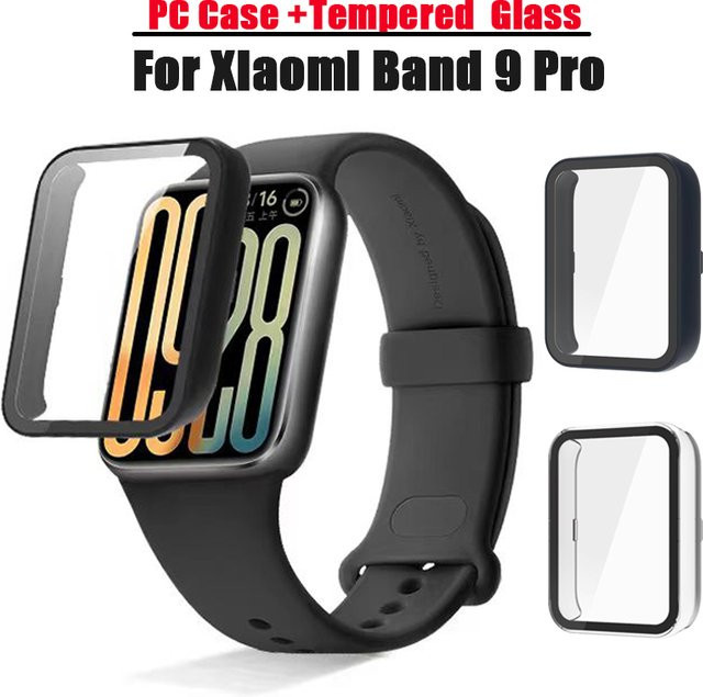 Xiaomi Uhrenzubehör, Hard Shell Case, Silikon, Schwarz, Xiaomi Band 9 Pro - Bild 1