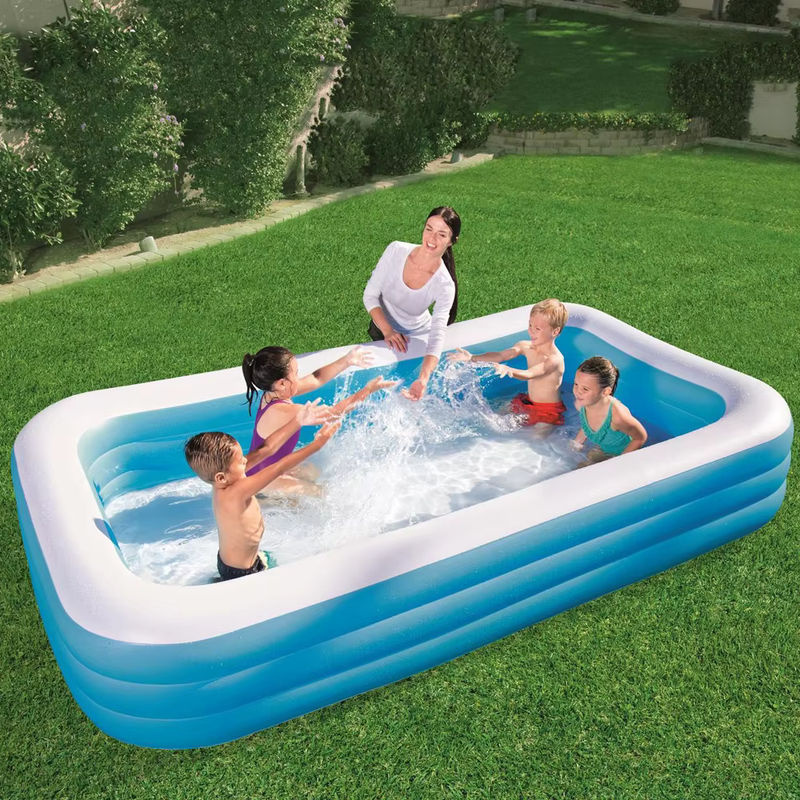 Rechteckiger aufblasbarer Pool aus PVC für Erwachsene und Kinder für Outdoor und Indoor - Bild 2