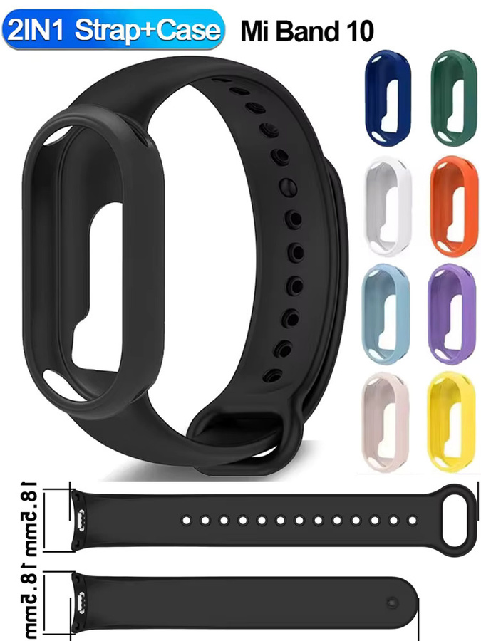Xiaomi Uhrenarmband, Silikon, Pink, Xiaomi Smart Band 10 9 8 - Bild 6