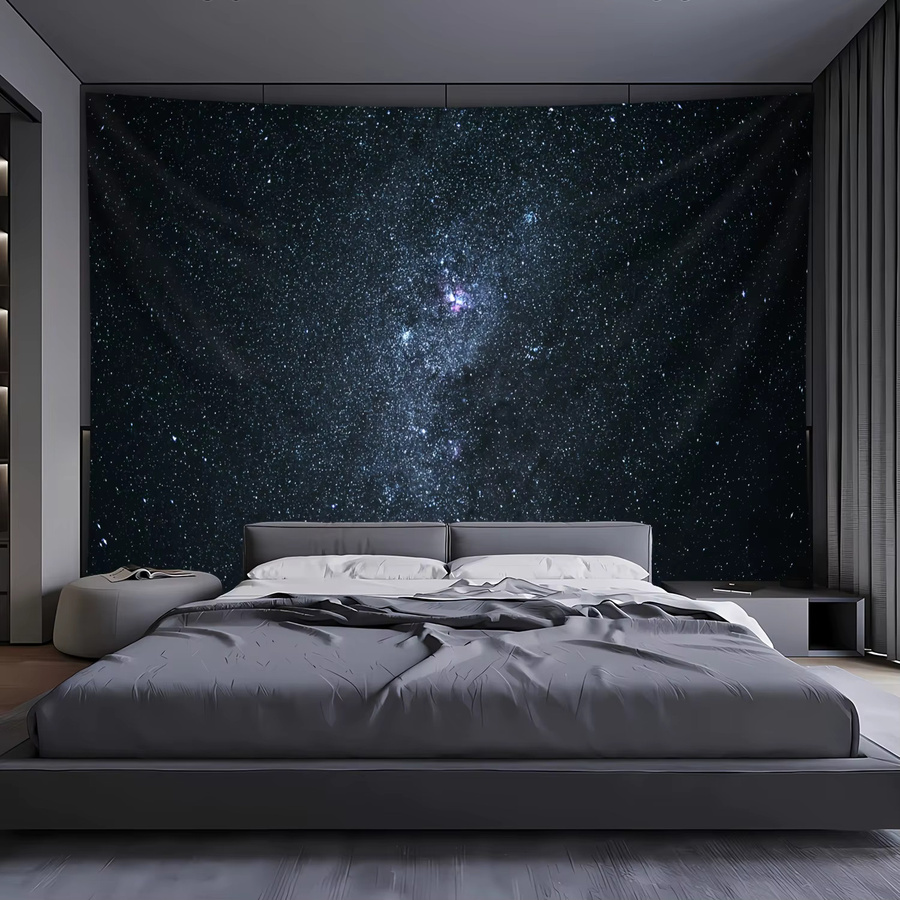 VIKAMA Wandteppich Sternenhimmel Cosmic Galaxy Abstract Multicolour B/H: 60 x 40 cm - Bild 3