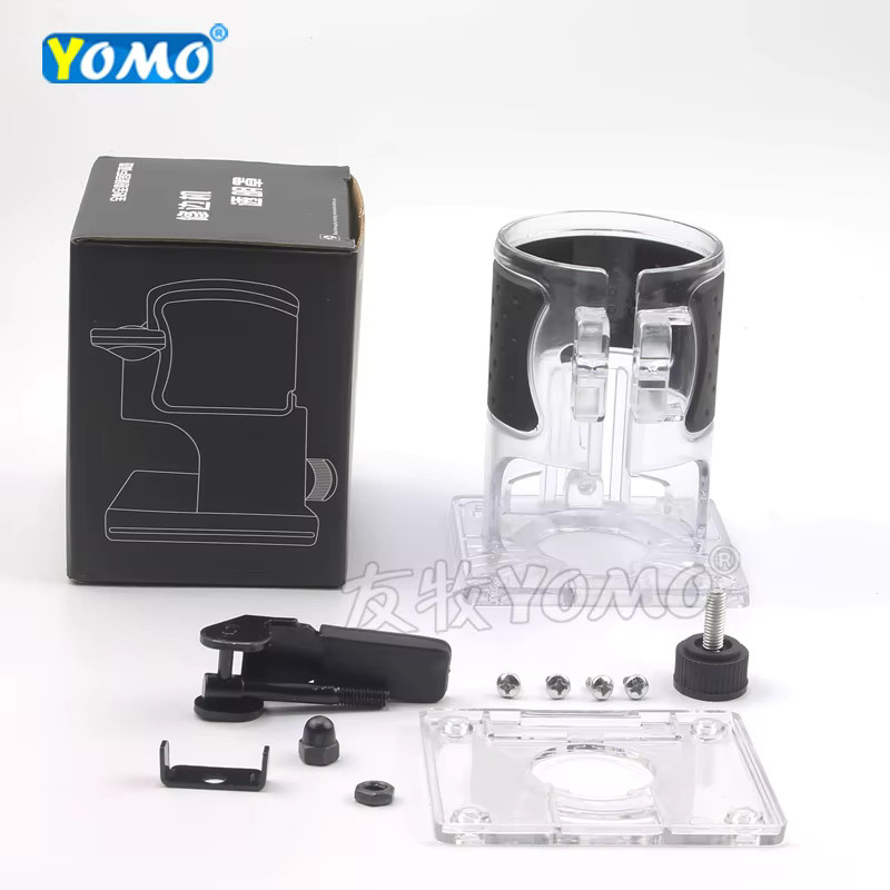 Trimmer Basis aus Kunststoff für Makita elektrische Trimmer Maschinen zur Holzbearbeitung, transparent - Bild 2