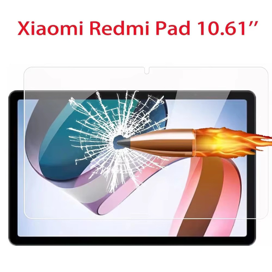 2er-Pack Xiaomi Redmi Pad 10,61 Zoll 2022 Displayschutzfolie aus gehärtetem Glas, transparent, kratzfest und explosionsgeschützt - Bild 2