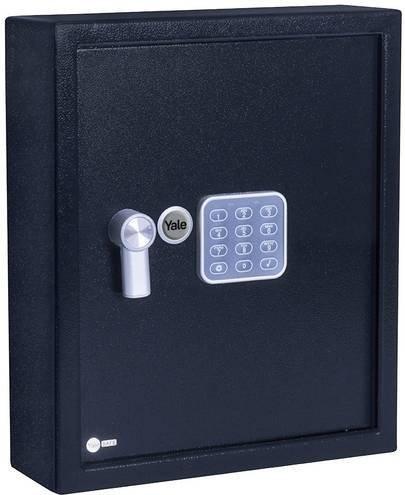 Yale YKB/365/DB1 Elektronischer Schlüsseltresor mit Zahlenschloss in Schwarz zur Wandmontage - Bild 1