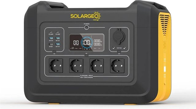 Elecfull Akku in Schwarz und Gelb, 42 cm - Bild 1