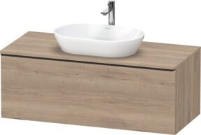 Duravit Waschtischunterschrank D-Neo wandhängend, Farbe Schwarz, B/T/H: 120 x 55 x 45,9 cm - Bild 1