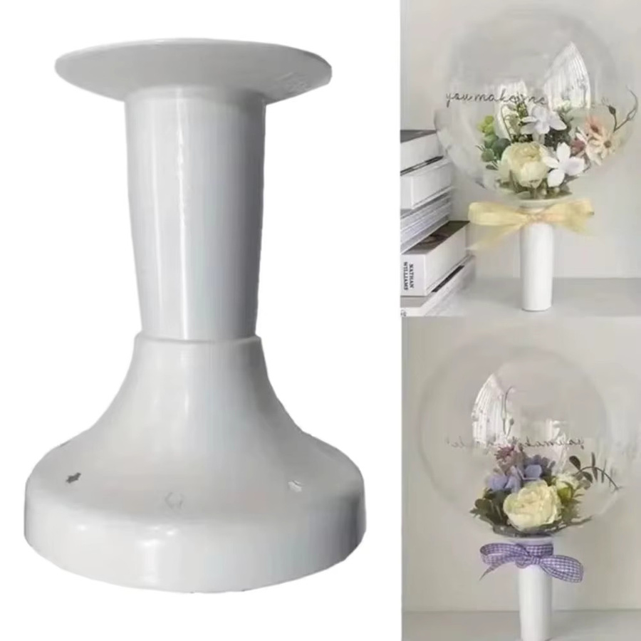 Transparente Acryl-Blumenbox für DIY-Blumensträuße, runde Bouquet-Halterung für Hochzeiten, Geburtstage und Partys - Bild 2