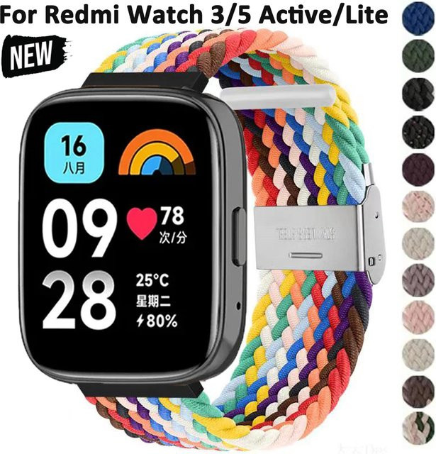 Geekthink Uhrenarmband Nylon, elastisch geflochten, bunt, Unisex - Bild 1