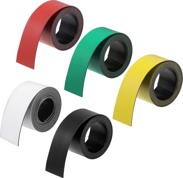 UXCELL Magnetische Etiketten Aufkleber beschreibbar, 2 Stück, Grün, Breite: 2,5 mm, Länge: 100 cm - Bild 1