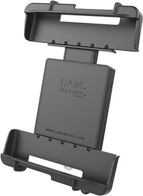 RAM Mounts Universal Tab-Lock Halteschale für Panasonic Toughpad FZ-G1, abschließbar, Schwarz, AMPS-Aufnahme, inklusive Schrauben-Set, RAM-HOL-TABL19U - Bild 1
