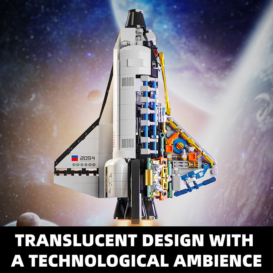 Fashnics Space Shuttle Modell Bausteine Set 536 Teile - Bild 3