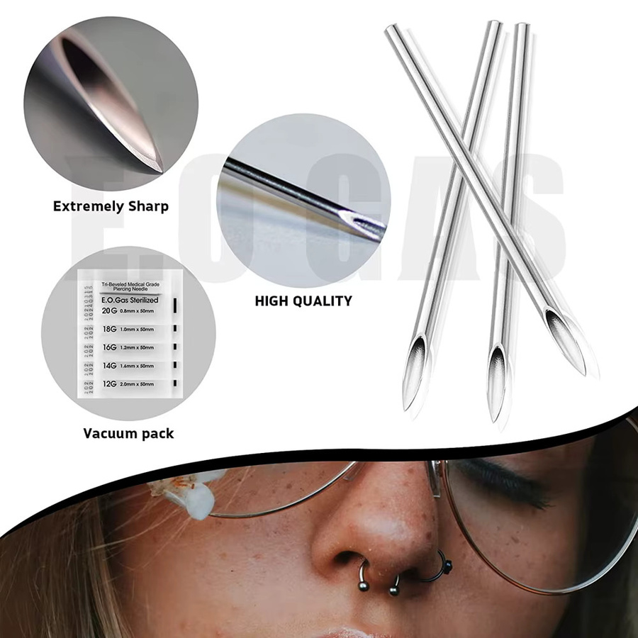 JCONLY Tattoo Piercing Nadeln, Einweg, steril, 12g-20g - Bild 3