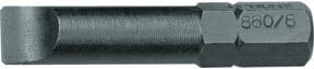Gedore Schraubendreherbit 880 Schlitz 6,5 mm in Schwarz und Grau aus Edelstahl - Bild 1
