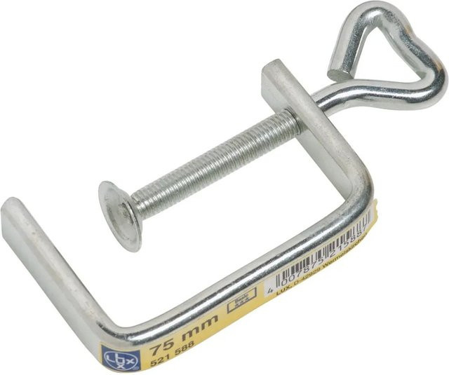 LUX-TOOLS Laubsägezwinge Classic in Silber aus Metall, 75 mm - Bild 1
