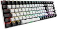 Sharkoon SKILLER SGK50 S2 Gaming-Tastatur mit mechanischen Switches, QWERTZ-Layout, Weiß und Multicolour-Beleuchtung - Bild 1