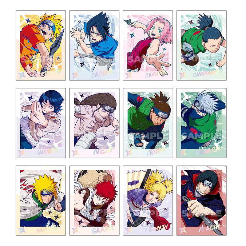 XINGHEDONGMAN Naruto Polka Dot Serie Fotopapier, 12-teiliges Set - Bild 2